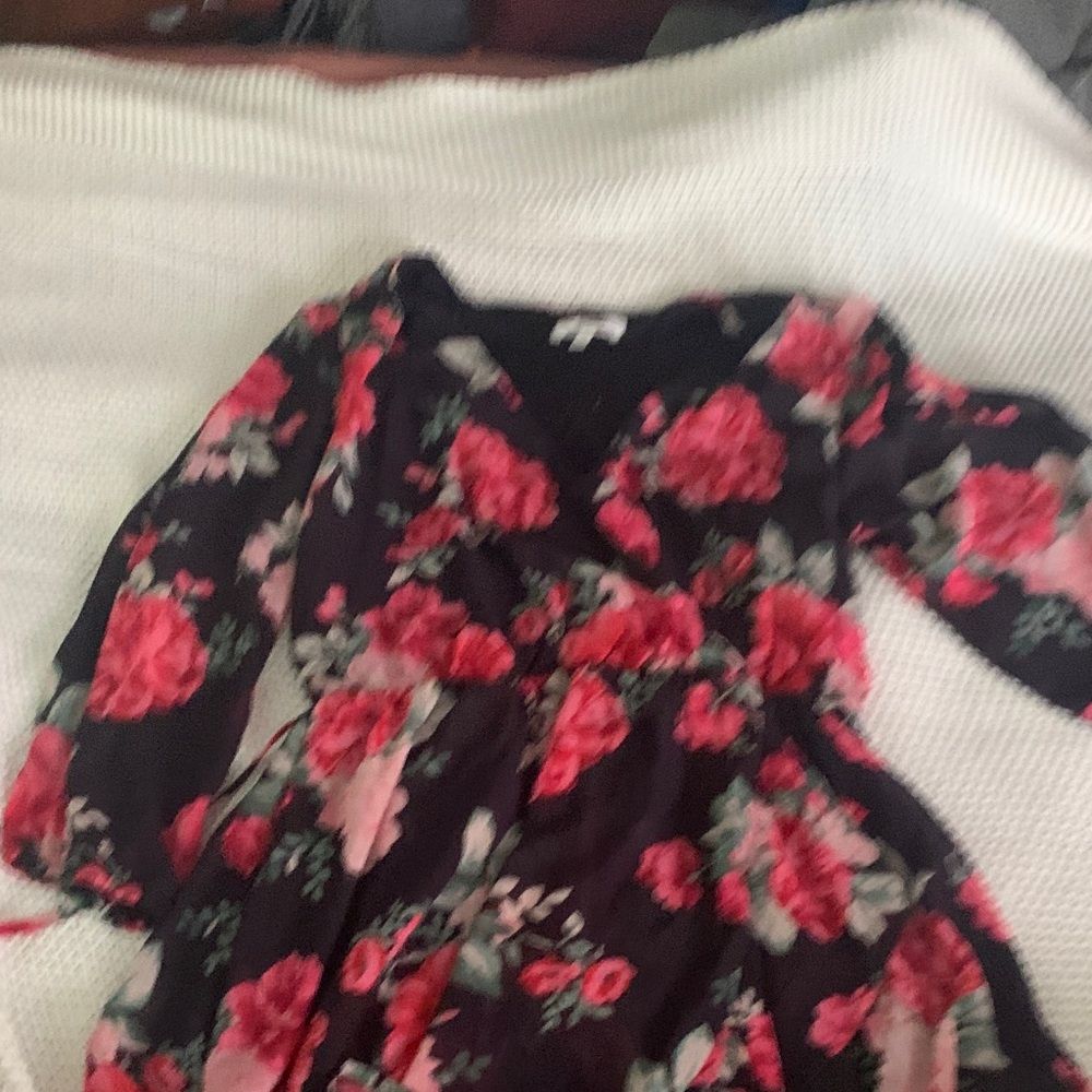 Maurices Black and Red Dress